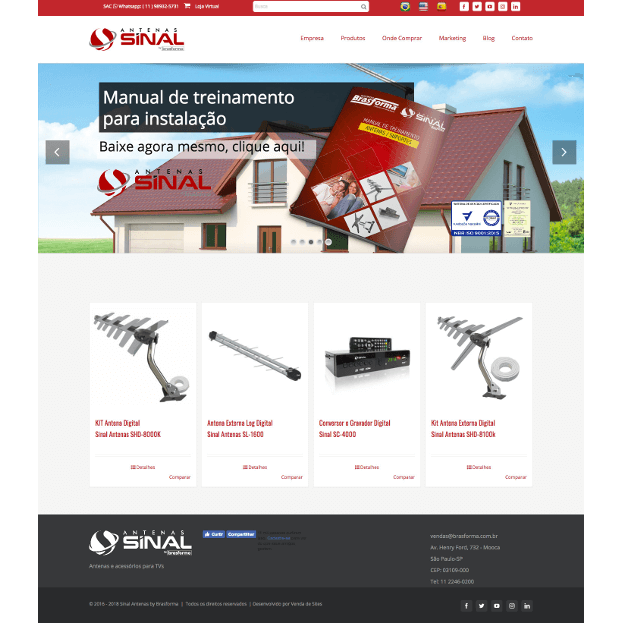 Sinal Antenas
